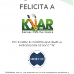 Felicidades A KVar Por Lograr El Ranking Técnico Azul En La Metodología Socio Tec