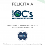 Felicidades A Grupo OCs Por Lograr Ranking Técnico Azul En La Metodología Socio Tec