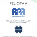 Felicidades A RPA Por Lograr El Ranking Técnico Azul En La Metodología Socio Tec
