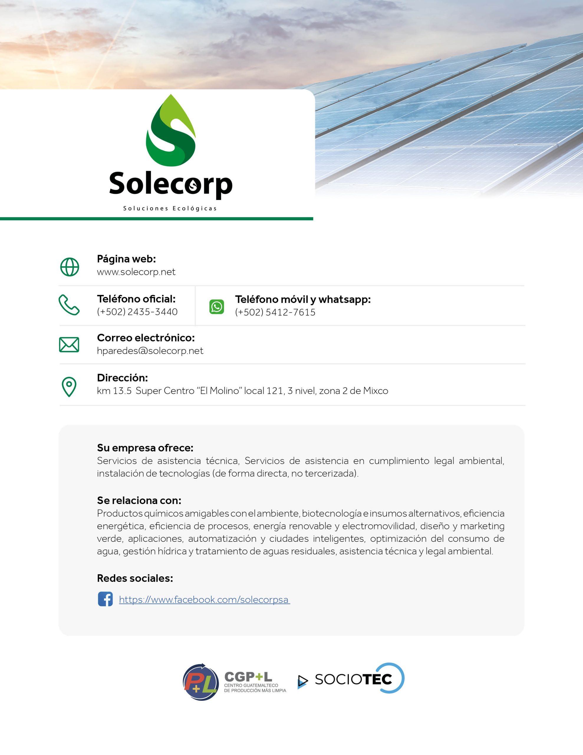 CatálogoSociosTec_Solecorp