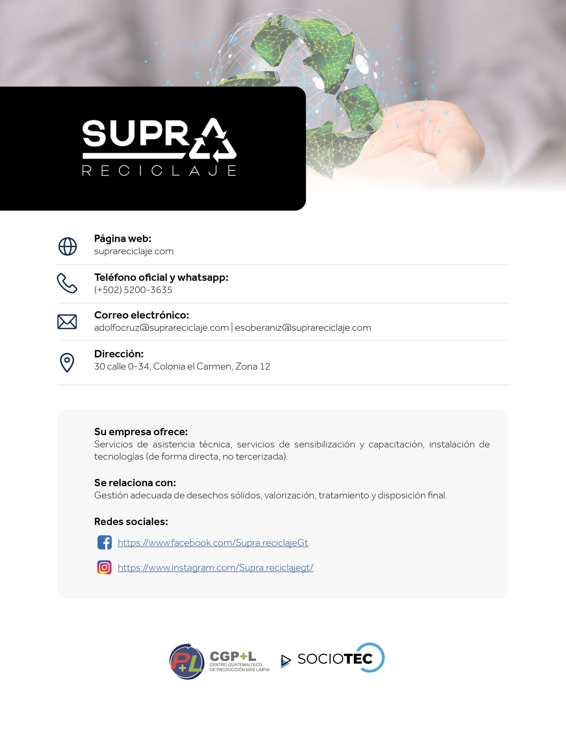 CatálogoSociosTec_Supra reciclaje